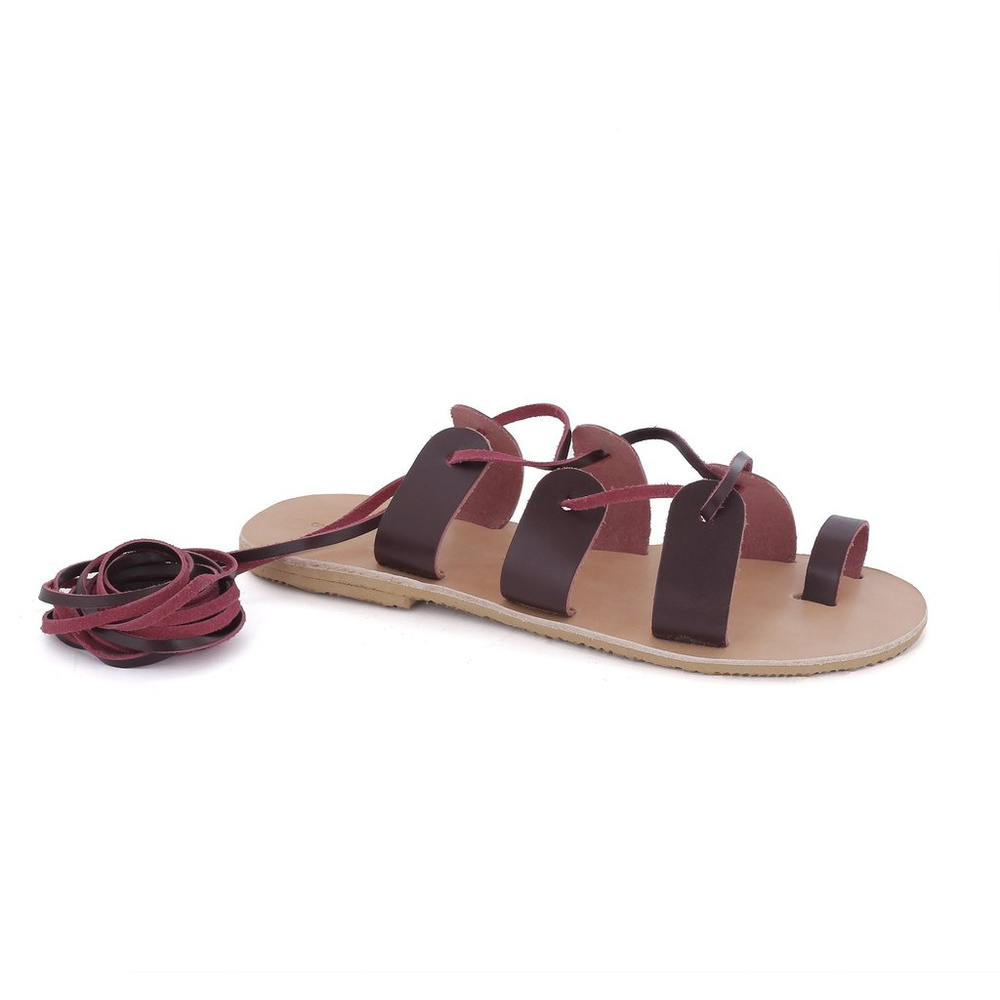MAC&LOU Greek Leather Sandals 'Terpsichore'